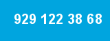 929 122 38 68 929 122 38 68